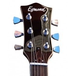 C350.606GD Guitarra Electrica Egmond  Tipo Les Paul Dorada Gold Top Round Top con el Mastil Encolado
