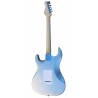 C350.390 Guitarra Electrica Egmond Tipo Strato Color Azul Pleateado