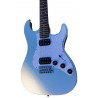 C350.390 Guitarra Electrica Egmond Tipo Strato Color Azul Pleateado