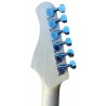 C350.390 Guitarra Electrica Egmond Tipo Strato Color Azul Pleateado