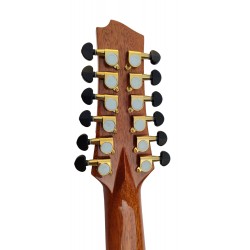 Egmond Guitarra Acustica 12 CUERDAS Toda Maciza D66N12