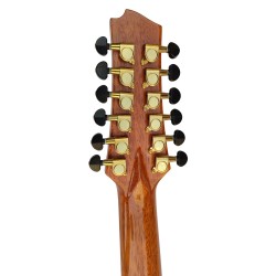 Egmond Guitarra Acustica 12 CUERDAS Toda Maciza D66N12