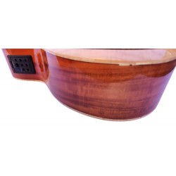 Egmond Guitarra Acustica de ZURDO Toda Maciza GA99S CE