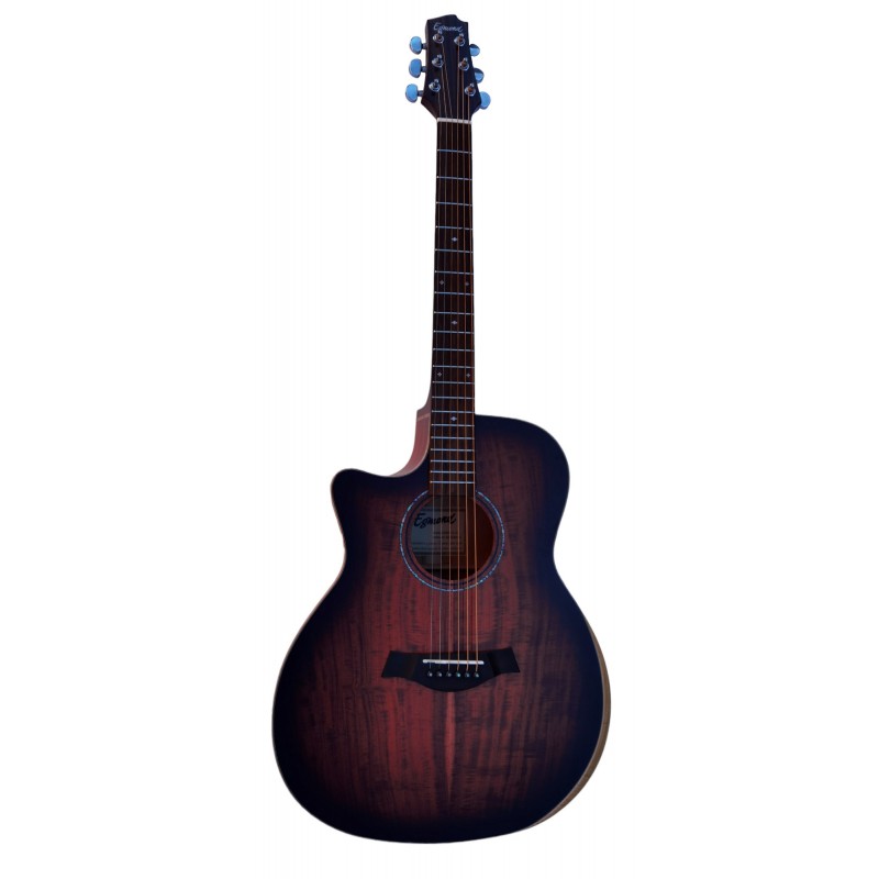 Egmond Guitarra Acustica de ZURDO Toda Maciza GA99SLH CE