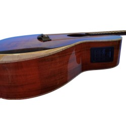 Egmond Guitarra Acustica de ZURDO Toda Maciza GA99SLH CE