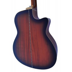 Egmond Guitarra Acustica de ZURDO Toda Maciza GA99SLH CE