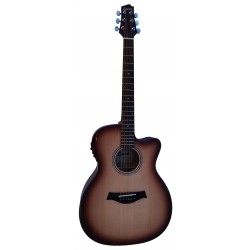 Egmond Guitarra Acustica de Arce Rizado OM80S CE