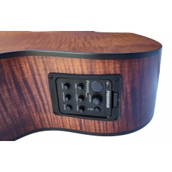 Egmond Guitarra Acustica de Arce Rizado OM80S CE