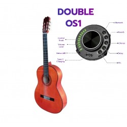 Antonio De Toledo Modelo F17 Blanca de Cipres teñido de rojo ATF-17BRE CUT CON Cutaway y EQ DOUBLE OS1