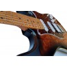 Guitarra Electrica Egmond GS-836TB Tipo Strato Color Sunburst efecto Fuego