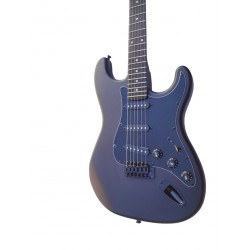 Guitarra Electrica Egmond GS-821M Tipo Strato Acabado Negro Mate