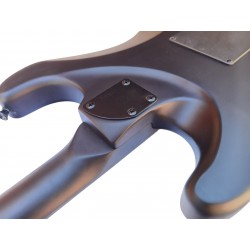 Guitarra Electrica Egmond GS-821M Tipo Strato Acabado Negro Mate