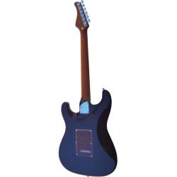 Guitarra Electrica Egmond GSW-833BB Tipo Strato Color Negro Translucido