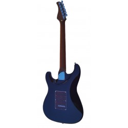 Guitarra Electrica Egmond GSW-833BB Tipo Strato Color Negro Translucido