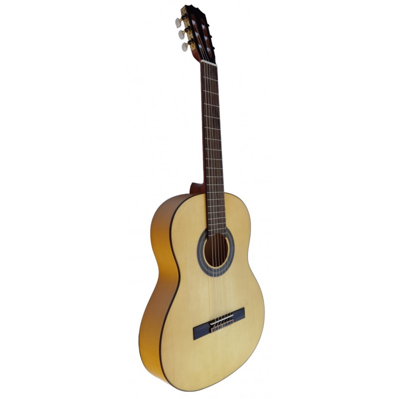 Vicente Tatay C320.593B Guitarra Flamenca Blanca de Cipres (Sicomoro) y Tapa Maciza