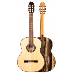 Jose Rincon MF7 Guitarra Flamenca de Ebano Blanco y Tapa Maciza