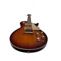 Guitarra Electrica Egmond GL-875TB Tipo Les Paul Color Sunburst con Mastil Encolado