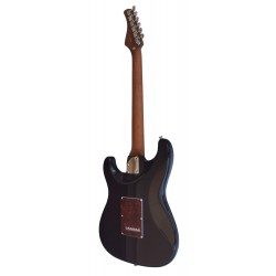Guitarra Electrica Egmond GSW-837TB Tipo Strato de Sapelli Quilted Color Sunburst efecto Fuego y electronica Wilkinson