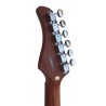 Guitarra Electrica Egmond GSW-837TB Tipo Strato de Sapelli Quilted Color Sunburst efecto Fuego y electronica Wilkinson