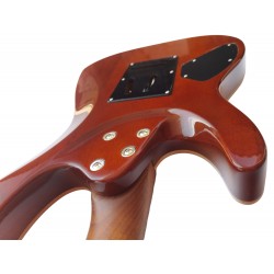 Guitarra Electrica Egmond GSX-880G Tipo Superstrat de arce rizado Color Verde