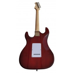 Guitarra Electrica Egmond ST-380FSB Tipo Strato de Arce Rizado Color Sunburst