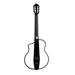 Guitarra Clasica de Viaje Natasha Nylon Black NBSG Traveller Guitar