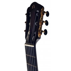 Guitarra Clasica de Viaje Natasha Nylon Black NBSG Traveller Guitar