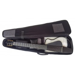 Guitarra Clasica de Viaje Natasha Nylon Black NBSG Traveller Guitar