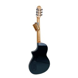 Jose Rincon Hispania Trans Black Guitarra Clasica de Escenario