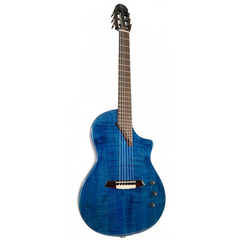 Jose Rincon Hispania Trans Blue (Azul Translucido) Guitarra Clasica de Escenario
