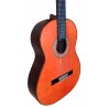 Antonio De Toledo Modelo F17 Negra de Palosanto teñido de rojo ATF-17NRE CUT con Cutaway y Previo Fishman PSY-301