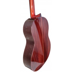 Antonio De Toledo Modelo F17 Negra de Palosanto teñido de rojo ATF-17NRE CUT con Cutaway y Previo Fishman PSY-301