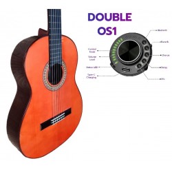 Antonio De Toledo Modelo F17 Negra de Palosanto teñido de rojo ATF-17NRE CUT con Cutaway y Previo Double OS1