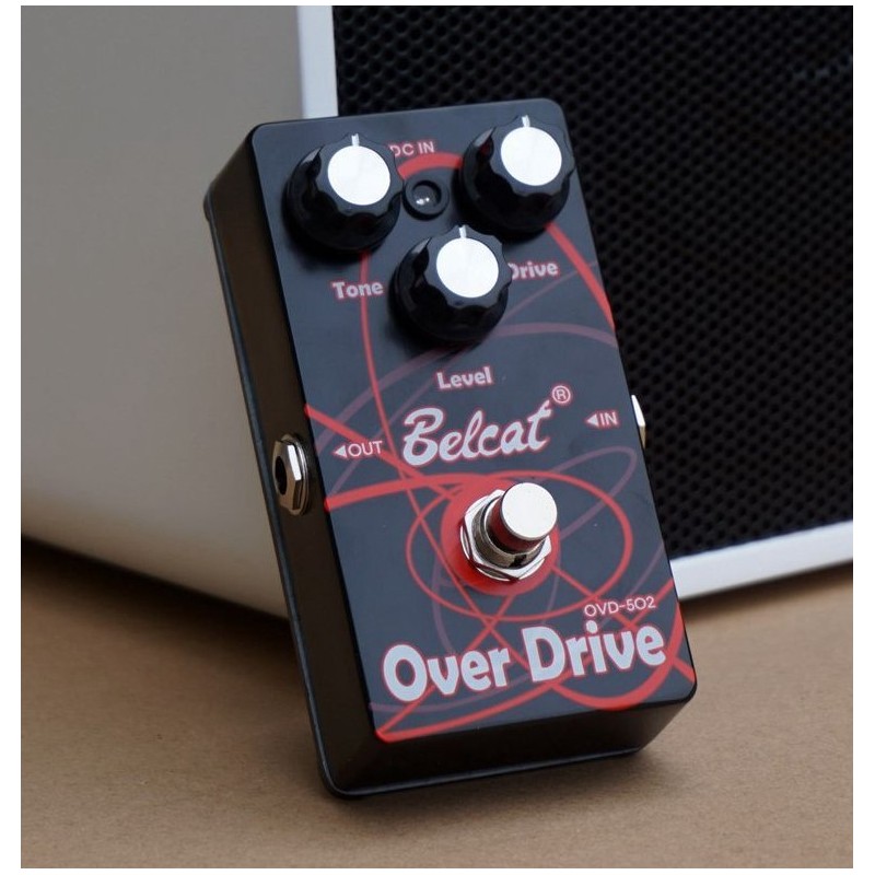Pedal de Efecto Overdrive Belcat OVD-502 para Guitarra y Bajo