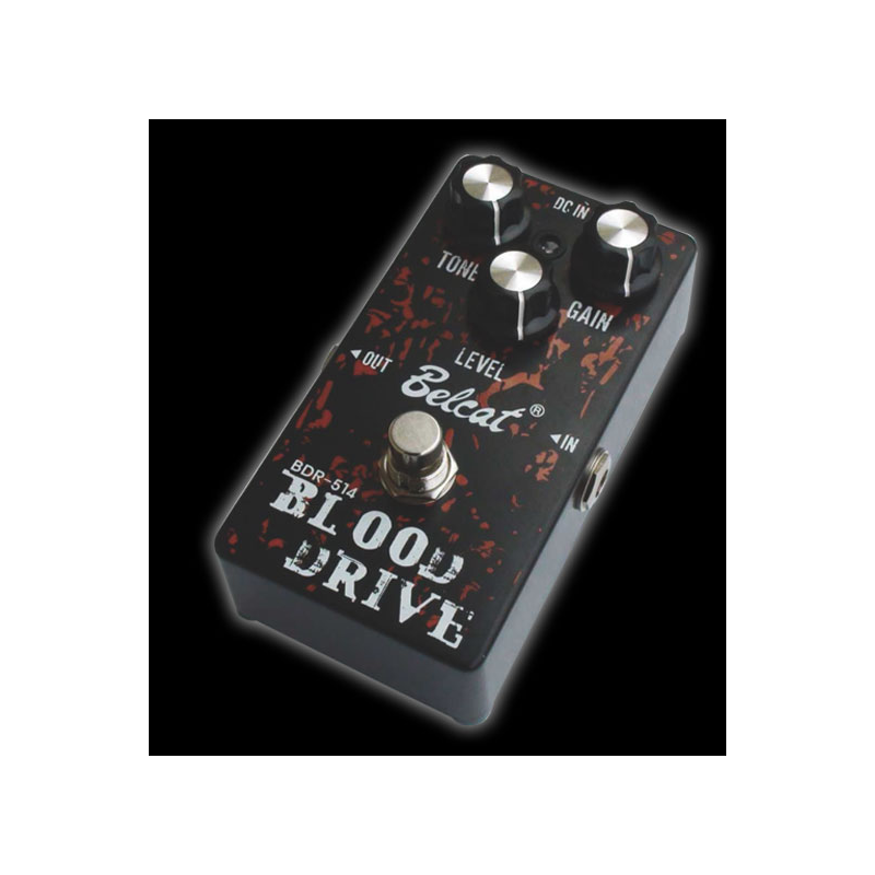 Pedal de Efecto Blood Drive Belcat BLD-514 para Guitarra y Bajo
