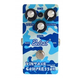 Pedal de Efecto Vintage Compressor Belcat CMP-509 para Guitarra y Bajo - Compresor