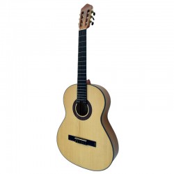 Vicente Tatay Pack de guitarra Flamenca C320.202F Con Caja a color-Funda-Afinador-Cejilla-Tensor de cuerdas-Juego de Cuerdas