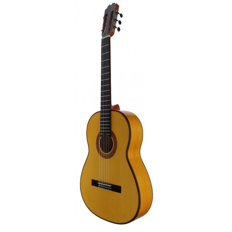 Antonio de Toledo serie Jose Rincon Modelo JRF-7B Guitarra Flamenca Blanca de Cipres