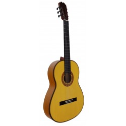 Antonio de Toledo serie Jose Rincon Modelo JRF-7B Guitarra Flamenca Blanca de Cipres
