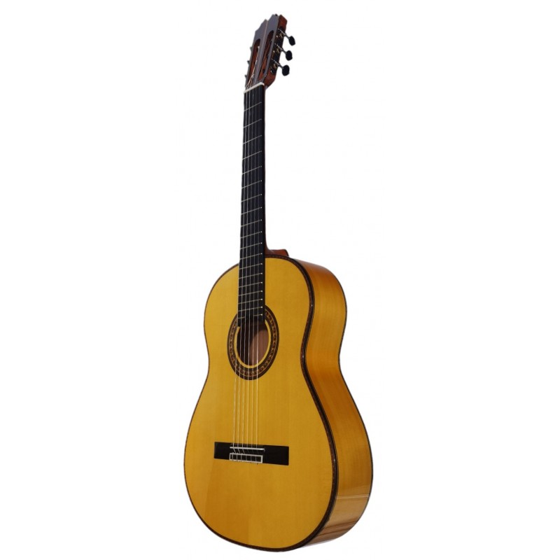 Antonio de Toledo serie Jose Rincon Modelo JRF-27B Guitarra Flamenca Blanca de Cipres