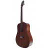 Egmond Guitarra Acustica EG-105 Toda Maciza de Caoba y acabado Brillo