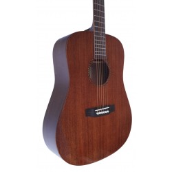 Egmond Guitarra Acustica EG-105 Toda Maciza de Caoba y acabado Brillo