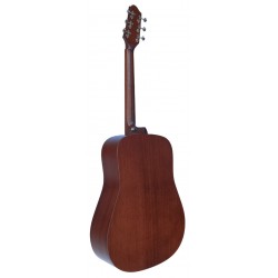 Egmond Guitarra Acustica EG-105 Toda Maciza de Caoba y acabado Brillo