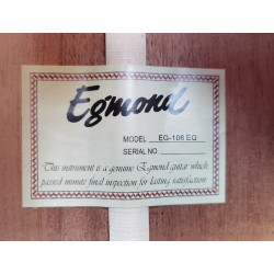Egmond Guitarra Acustica EG-106EQ Toda Maciza
