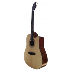 Egmond Guitarra Acustica EG-107EQ Toda Maciza