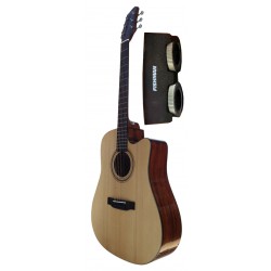 Egmond Guitarra Acustica EG-107EQ Toda Maciza