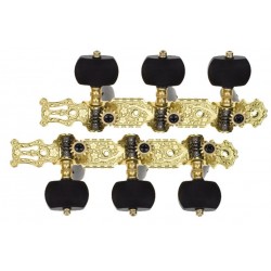 Clavijero Clasica con Lira Bañado en oro BO-020B3P