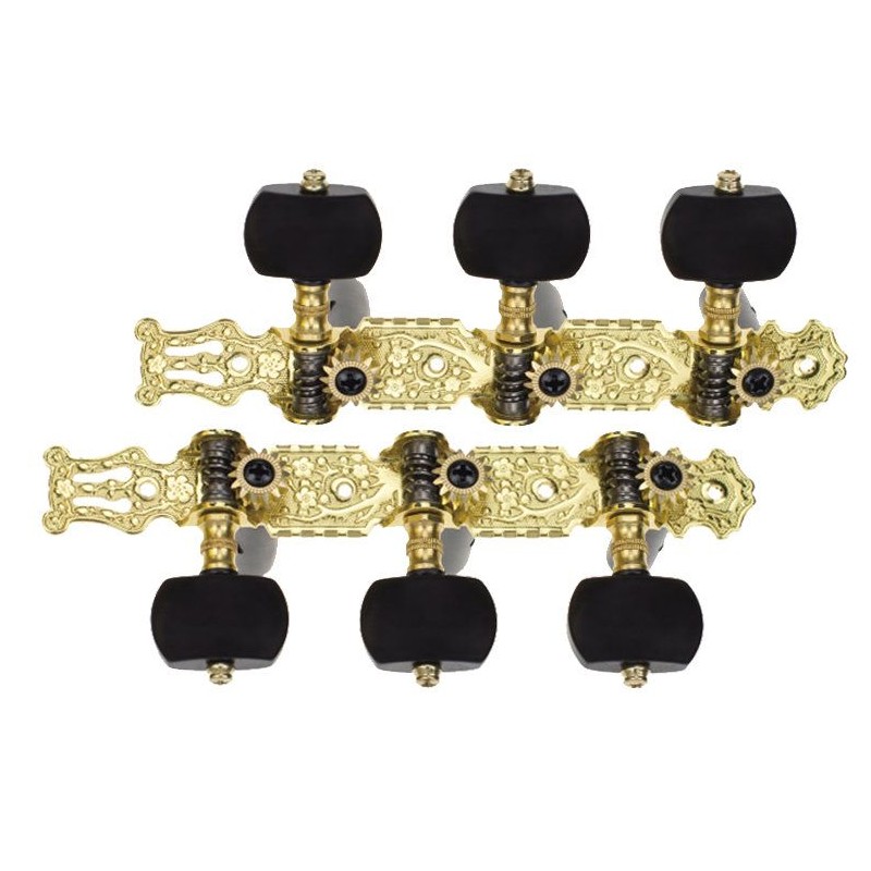 Clavijero Clasica con Lira Bañado en oro BO-020B3P