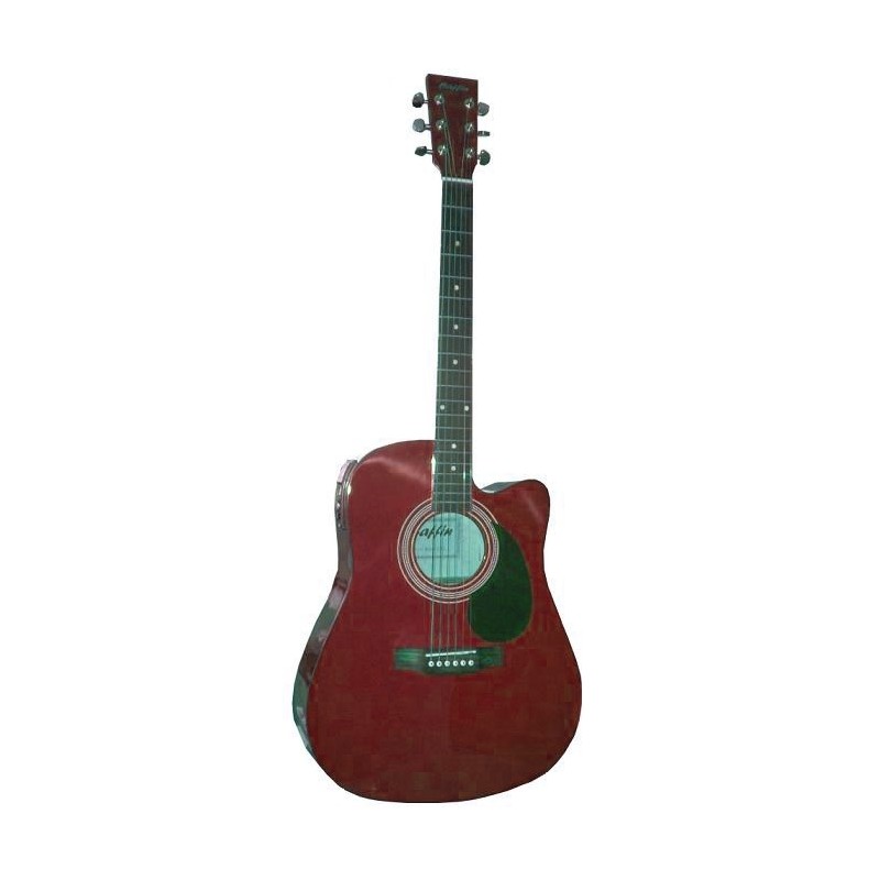 Guitarra Acustica Crusader Roja CF4001CSB