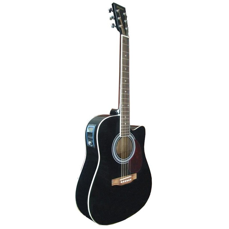 C331.650EQBK Guitarra Electroacustica Negra
